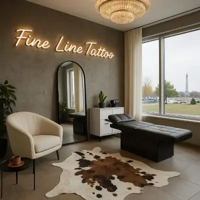 Interior del estudio Fine Line